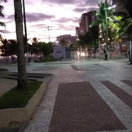 Lindo Apartamento Guilhermina - Edificio Frente Para O Mar Praia Grande Dış mekan fotoğraf