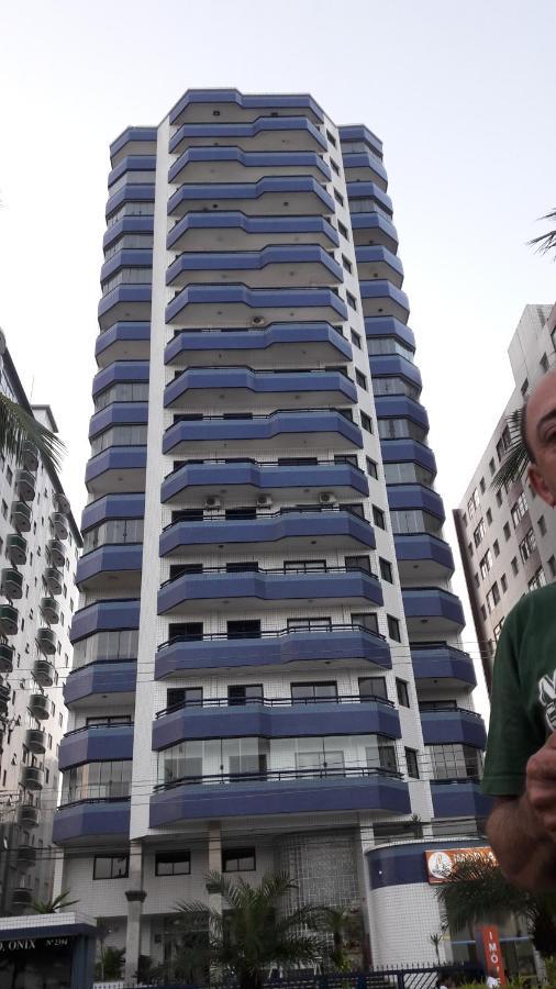 Lindo Apartamento Guilhermina - Edificio Frente Para O Mar Praia Grande Dış mekan fotoğraf