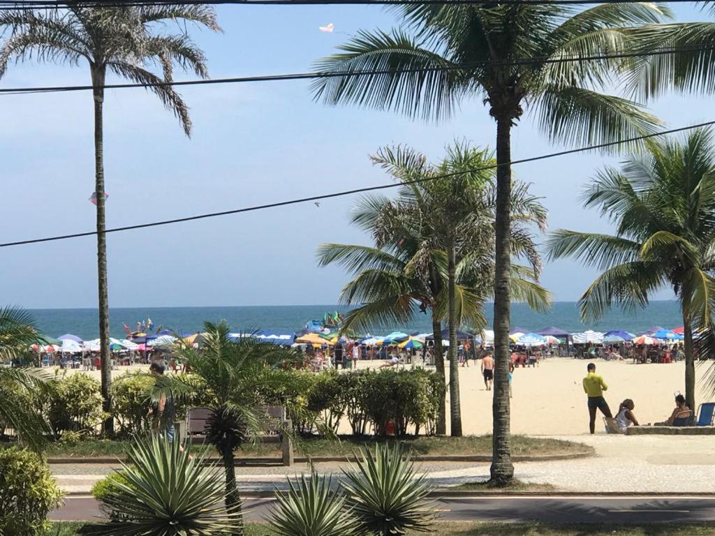 Lindo Apartamento Guilhermina - Edificio Frente Para O Mar Praia Grande Dış mekan fotoğraf